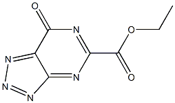 7-Oxo-7H-1,2,3-triazolo[4,5-d]pyrimidine-5-carboxylic acid ethyl ester Struktur