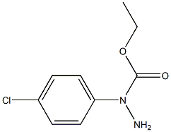 N2-(4-Chlorophenyl)carbazic acid ethyl ester Struktur