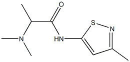 2-(Dimethylamino)-N-(3-methyl-5-isothiazolyl)propionamide Struktur