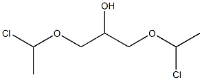 1,3-Bis(1-chloroethoxy)-2-propanol Struktur