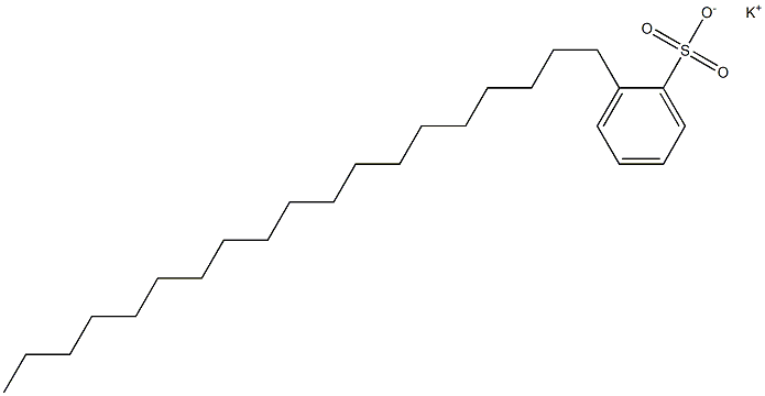 2-Nonadecylbenzenesulfonic acid potassium salt Struktur