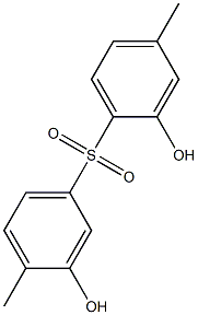 2,3'-Dihydroxy-4,4'-dimethyl[sulfonylbisbenzene] Struktur