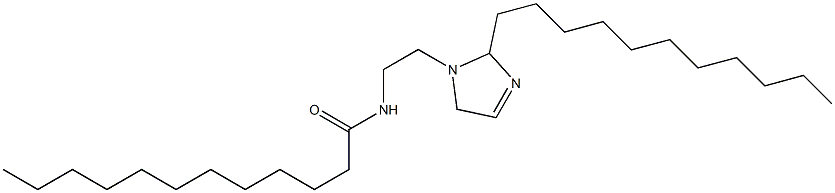 1-(2-Lauroylaminoethyl)-2-undecyl-3-imidazoline Struktur