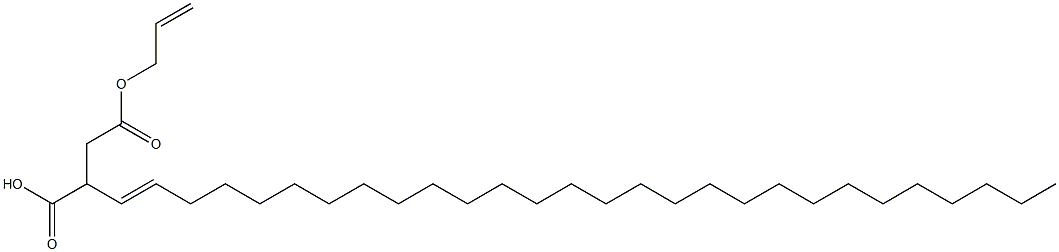 2-(1-Octacosenyl)succinic acid 1-hydrogen 4-allyl ester Struktur