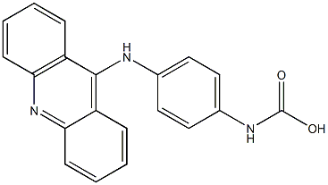 N-[p-(9-Acridinylamino)phenyl]carbamic acid Struktur