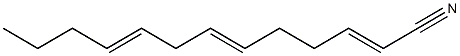 2,6,9-Tridecatrienenitrile Struktur