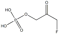 Phosphoric acid dihydrogen 3-fluoro-2-oxopropyl ester Struktur