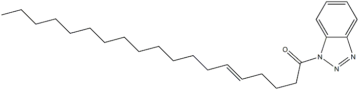 1-(5-Nonadecenoyl)-1H-benzotriazole Struktur