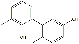 2,3',6-Trimethyl-1,1'-biphenyl-2',3-diol Struktur