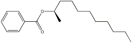 (-)-Benzoic acid (R)-1-methyldecyl ester Struktur