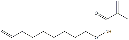 N-(8-Nonenyloxy)methacrylamide Struktur