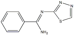 N2-(1,3,4-Thiadiazol-2-yl)benzamidine Struktur