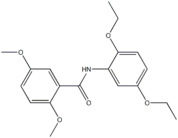 2',5'-Diethoxy-2,5-dimethoxybenzanilide Struktur