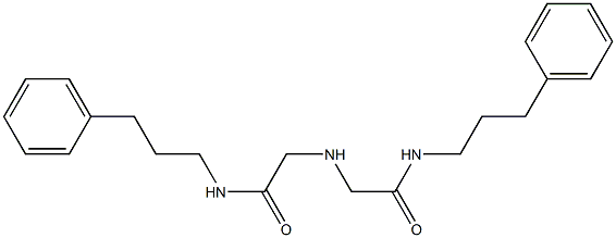 N,N'-Bis(3-phenylpropyl)[2,2'-iminobis(ethanamine)] Struktur