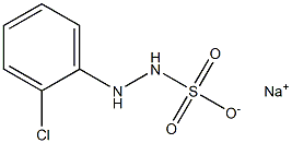 2-(o-Chlorophenyl)hydrazinesulfonic acid sodium salt Struktur