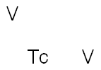 Divanadium technetium Struktur