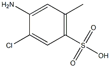 4-Amino-3-chloro-6-methylbenzenesulfonic acid Struktur