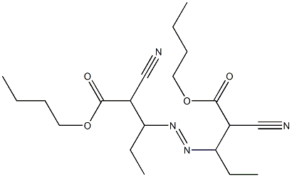 3,3'-Azobis(2-cyanovaleric acid)dibutyl ester Struktur