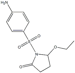 5-Ethoxy-1-[[4-aminophenyl]sulfonyl]pyrrolidin-2-one Struktur