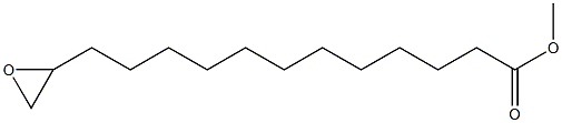 12-Oxiranyldodecanoic acid methyl ester Struktur