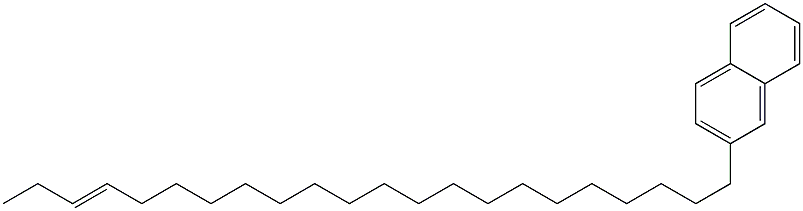 2-(19-Docosenyl)naphthalene Struktur