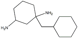 2-Cyclohexylmethyl-1,3-cyclohexanediamine Struktur