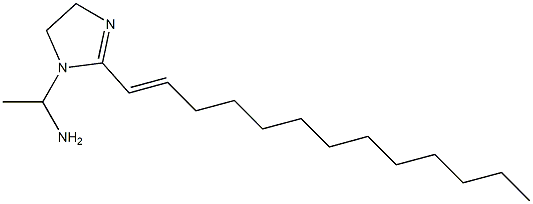 1-(1-Aminoethyl)-2-(1-tridecenyl)-2-imidazoline Struktur