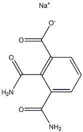 Phthalamidic acid sodium salt Struktur