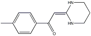 2-(4-Methylbenzoylmethylene)hexahydropyrimidine Struktur