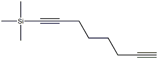 (1,7-Octadiynyl)trimethylsilane Struktur