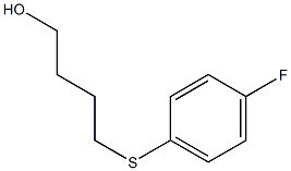 4-[(4-Fluorophenyl)thio]-1-butanol Struktur