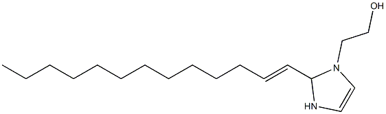 2-(1-Tridecenyl)-4-imidazoline-1-ethanol Struktur