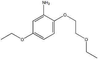 5-Ethoxy-2-(2-ethoxyethoxy)aniline Struktur