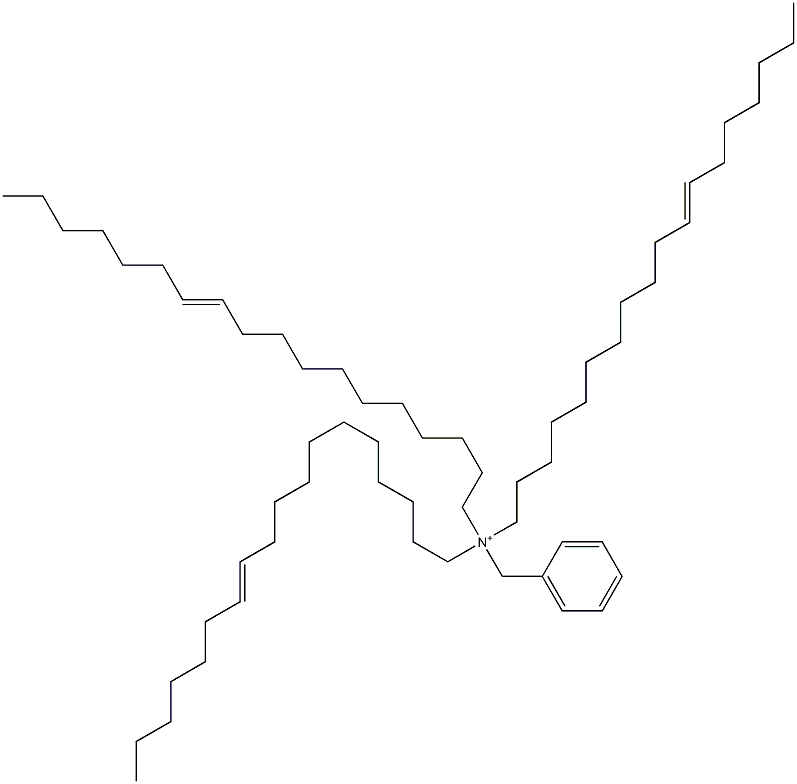 Tri(11-octadecenyl)benzylaminium Struktur