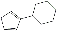 2-Cyclohexyl-1,3-cyclopentadiene Struktur