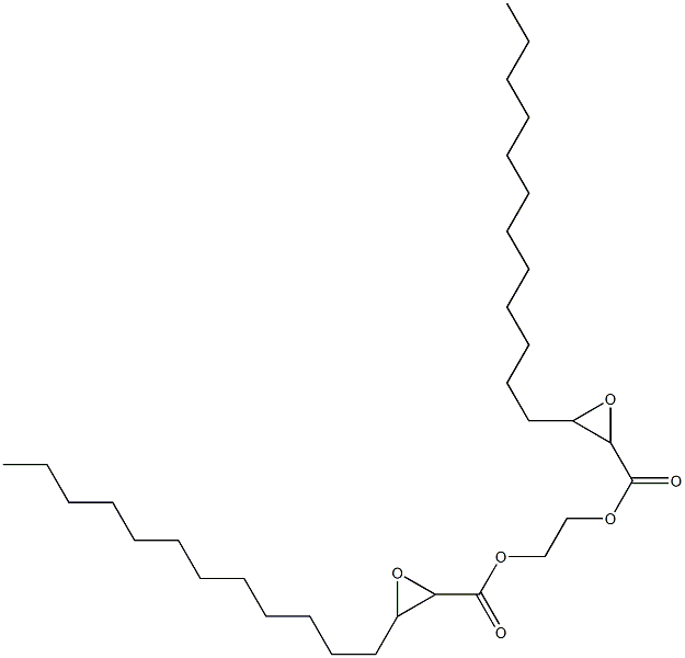 Bis(2,3-epoxypentadecanoic acid)1,2-ethanediyl ester Struktur