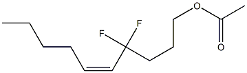 (Z)-4,4-Difluoro-5-decen-1-ol acetate Struktur