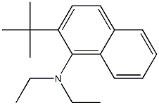 N,N-Diethyl-2-tert-butylnaphthalen-1-amine Struktur