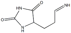 5-(3-Iminopropyl)-2,4-imidazolidinedione Struktur