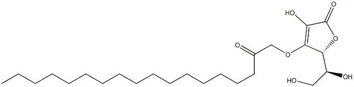 3-O-(2-Oxooctadecyl)-L-ascorbic acid Struktur