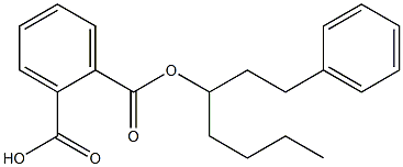 Phthalic acid 1-benzyl-2-hexyl ester Struktur