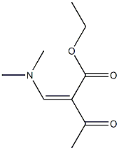 2-[(Z)-(Dimethylamino)methylene]-3-oxobutanoic acid ethyl ester Struktur