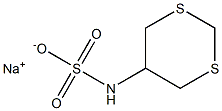 1,3-Dithiane-5-ylsulfamic acid sodium salt Struktur