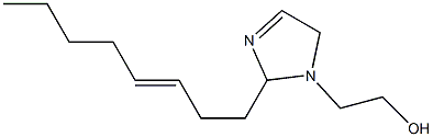 2-(3-Octenyl)-3-imidazoline-1-ethanol Struktur