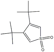 3,4-Di-tert-butylthiophene 1,1-dioxide Struktur