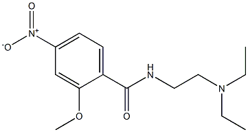 N-[2-(Diethylamino)ethyl]-2-methoxy-4-nitrobenzamide Struktur