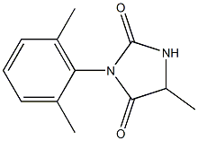 1-(2,6-Dimethylphenyl)-4-methyl-1H-imidazole-2,5(3H,4H)-dione Struktur