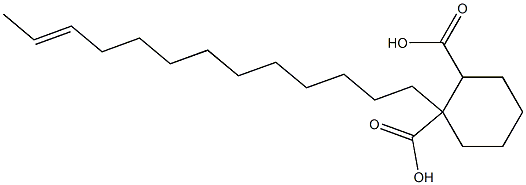 Cyclohexane-1,2-dicarboxylic acid hydrogen 1-(11-tridecenyl) ester Struktur