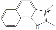 2,3-Dimethylnaphtho[1,2-d]thiazol-3-ium Struktur