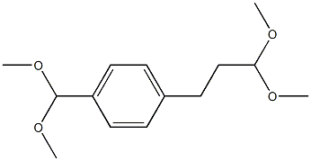 3-[4-(Dimethoxymethyl)phenyl]propanal dimethyl acetal Struktur